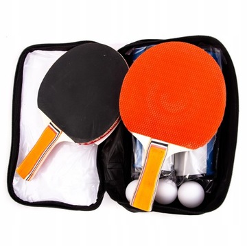 НАБОР 2 ШАРИКА ДЛЯ ПИНГ-ПОНГА + 3 ШАРА С СЕТКОЙ