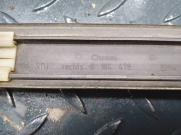 BMW 5 E39 PŘED FACELIFTEM LIŠTA DVEŘE STŘEDNÍ  PRAVÁ PŘEDNÍ 8 184 478