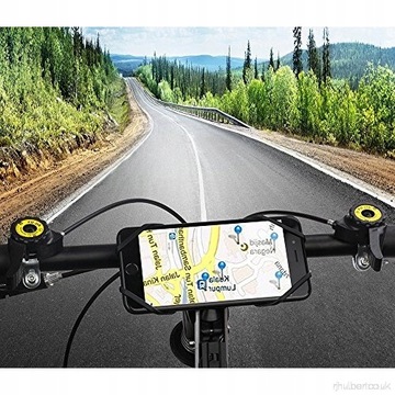 ПРОЧНЫЙ РЕЗИНОВЫЙ ДЕРЖАТЕЛЬ ДЛЯ ТЕЛЕФОНА 4-6 ДЮЙМОВ, GPS-СМАРТФОН, СИЛИКОНОВЫЙ МОТОР