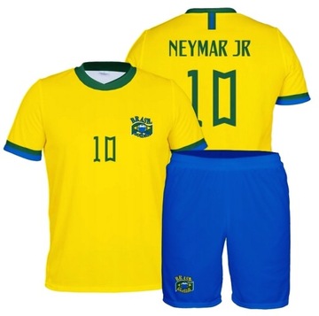 NEYMAR Jr.BRAZYLIA - Strój Komplet Piłkarski r.110