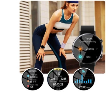 ЖЕНСКИЕ СМАРТ-ЧАСЫ РУБИКОН ЗВОНКИ СМС ЭКГ ПУЛЬС РОЗОВЫЕ SMART WATCH PRO