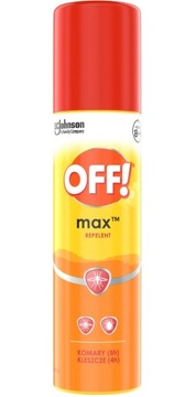 OFF MAX na komary i kleszcze Aerozol przeciwko kleszczom, komarom 100 ml