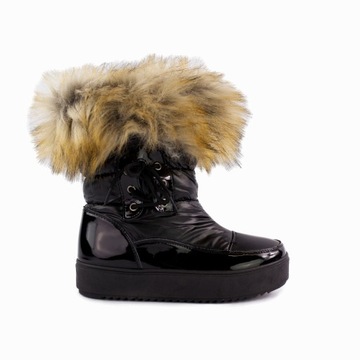 ŚNIEGOWCE botki TRAPERY kozaki FUTRO (39)