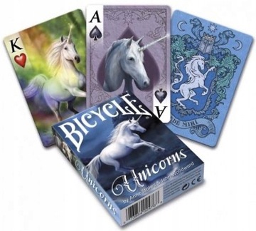BICYCLE KARTY DO GRY ANNE STOKES JEDNOROŻCE POKER