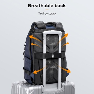 Большой фоторюкзак K&F для камеры, портативной камеры, дорожная оболочка