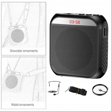 Портативный усилитель голоса Portable Voice Black