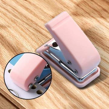 Ręczny Mini Dziurkacz Pojedynczy Różowy 5cmx2.4cm