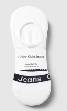 Skarpetki CALVIN KLEIN JEANS 2x STOPKI LOGO