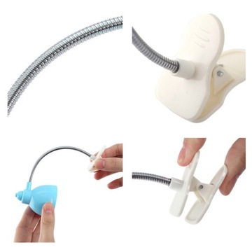 Светодиодный фонарик ЛАМПА ДЛЯ ЧТЕНИЯ с зажимом + батарейки