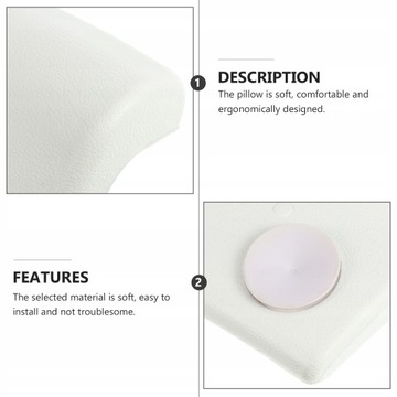 1шт Diy Подушка для ванны Клиновая подушка для ванны