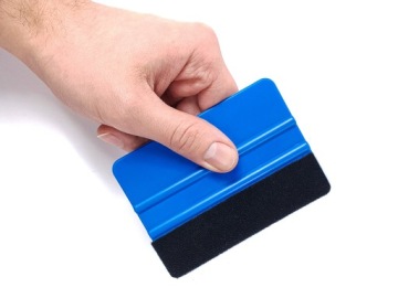 Ракель + фетр для нанесения фольги, наклеек и шпона