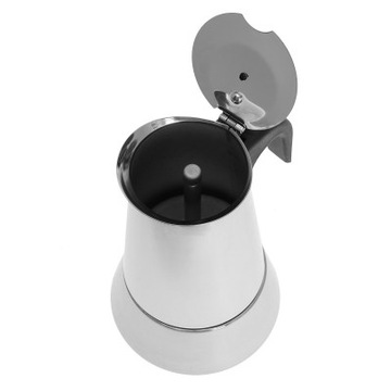 КОФЕВАРКА КОФЕВАРКА на 6 ПРИГОТОВЛЕНИЙ КОФЕ, СТАЛЬ ХРОМ