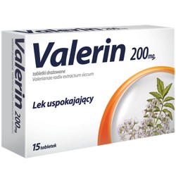 VALERIN FORTE 200MG 15TABLETEK DRAŻOWANYCH