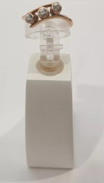 ŚLICZNY ZŁOTY PIERŚCIONEK P585 G1,90 R.9