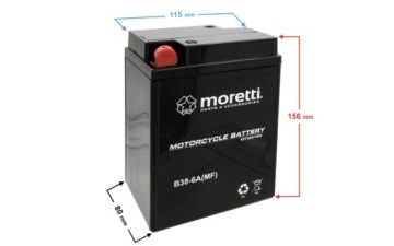 AKUMULATOR MORETTI AGM (GEL) MB38-6A