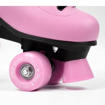Женские роликовые коньки SMJ Classic PIXI Pink, размер 39