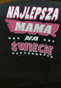 Koszulka NAJLEPSZA MAMA NA ŚWIECIE r. M
