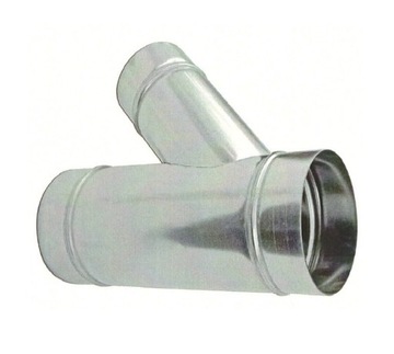 Trójnik 250/125 45' ocynk spiro