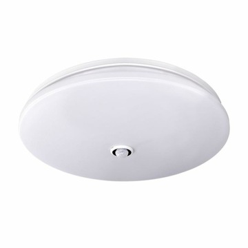 Solight LED lampa sufitowa PLAIN z czujnikiem PIR, 18W, 1260lm, 3000K, okrągła