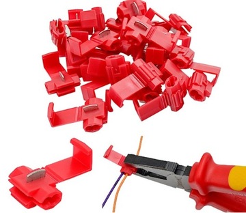 SZYBKOZŁĄCZKA SAMOCHODOWA KONEKTOR 0,25-1mm 25SZT