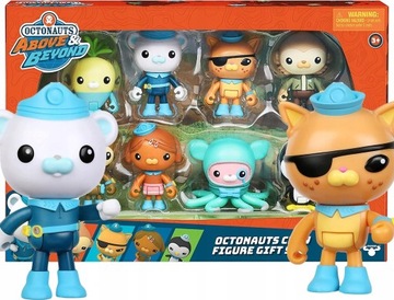OKTONAUCI 8 ORYGINALNYCH RUCHOMYCH FIGUREK ZESTAW OCTONAUTS MOOSE TOYS 7 cm