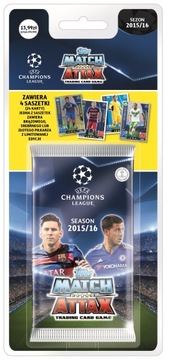 CHAMPIONS LEAGUE 2015 2016 Blister Saszetki Karty piłkarskie