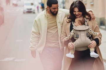 ПЕРЕНОСКА ONE AIR 3D MESH СЕРЫЙ БЕЖЕВЫЙ BABYBJORN