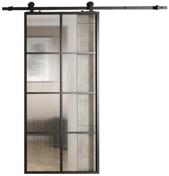 Drzwi Szklane Przesuwne System Loft 100 Flutez 8A