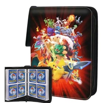 Большой альбом, 400 карточек с покемонами, коллекционный подарок с узорами Пикачу