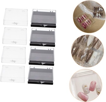 Коробка-держатель для ногтей на 24 шт., органайзер для накладных ногтей