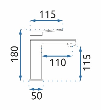 УМЫВАЛЬНИК VIRAL GOLD FAPPER GOLD LOW - REA