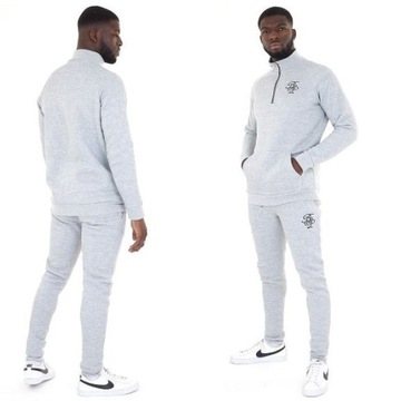 SZARE OCIEPLANE DRESY MĘSKIE BRAVE SOUL SPORT L