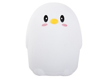 СВЕТОДИОДНЫЙ НОЧНИК ДЛЯ ДЕТЕЙ ПИНГВИН RGB USB ПУЛЬТ ДУ