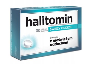 Halitomin tabletki do ssania świeży oddech 30 szt