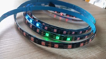 Taśma LED RGB 5050 WS2811 Magic 60 led/m IP65 5m czarna