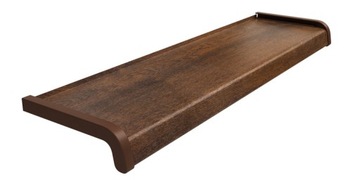 PARAPET ZEWNĘTRZNY stal LAMINOWANY SOFTline Orzech