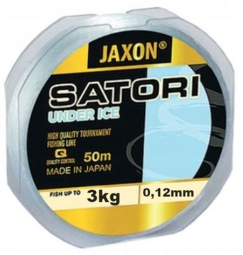 0,12mm 50m Żyłka Under Ice SATORI JAXON