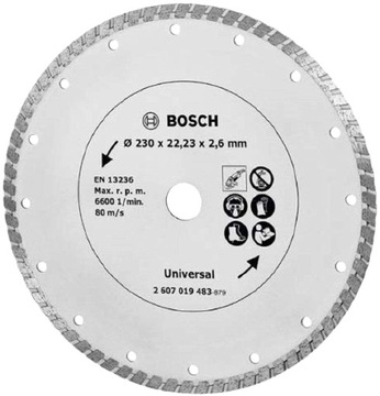 Алмазный диск TS Turbo Bosch, 230 мм