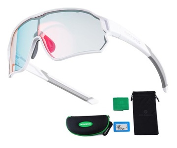 Okulary rowerowe dziecięce 8-14lat UV400 ROCKBROS SP314/7 Fotochromowe