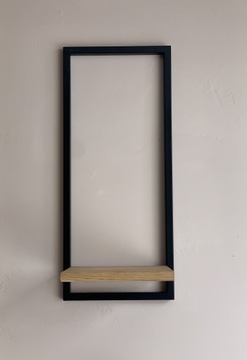 ПОЛКА ПОДВЕСНАЯ НАСТЕННАЯ LOFT, ДУБ натуральный