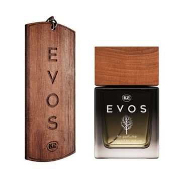 K2 EVOS HUNTER 50ml PERFUMY DO SAMOCHODU + ZAWIESZKA K2 EVOS HUNTER