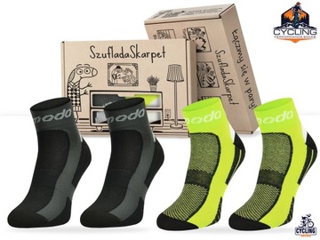 Дышащие велосипедные носки STB, 2 пары в коробке.