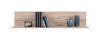 Półka 140cm Dąb Estana Antracyt ALLMO 13