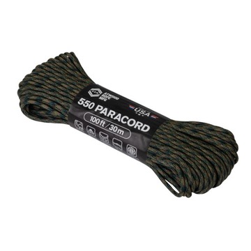 Linka ATWOOD ROPE 550 PARACORD 30m - Woodland