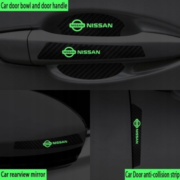 8 Szt. Naklejki Na Klamki Samochodowe Do Nissan