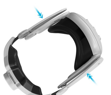 Pasek Nasadka Strap Uchwyt Mocowanie Grip do Gogli Okularów VR Meta Quest 3