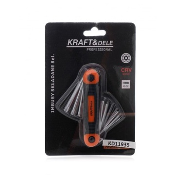 НАБОР СКЛАДНОГО ШЛЕМА TORX, 8 ЭЛЕМЕНТОВ. КД11935