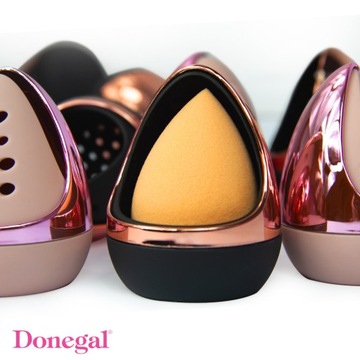 Donegal Etui na gąbkę Blending do makijażu, zamykany pojemnik na gąbkę.