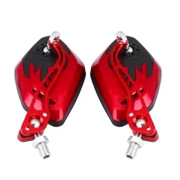 Red2PCS/zestaw 8/10mm motocykl skuter kierownica motocykla mocowanie luster