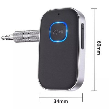АДАПТЕР-ПЕРЕДАТЧИК BLUETOOTH 5.0 AUX MINI-JACK 3.5